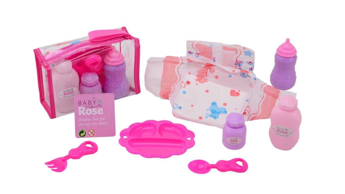 John Toy Baby Rose kopšanas komplekts
