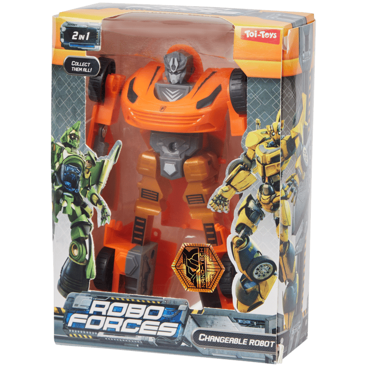 Roboforces Transformers mašīna oranža