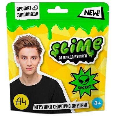 Slime. Vlads A4, zaļš, 80 g