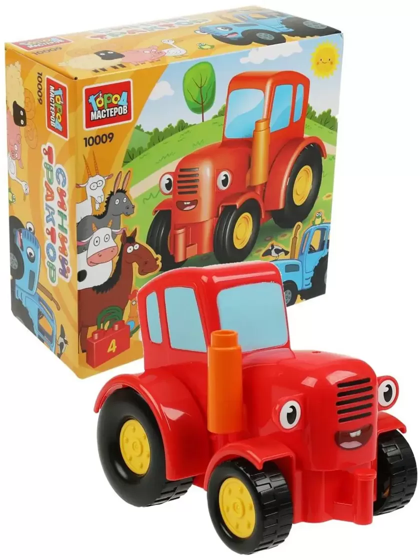 Konstruktors "Zilais traktors. Sarkanais traktors&quot