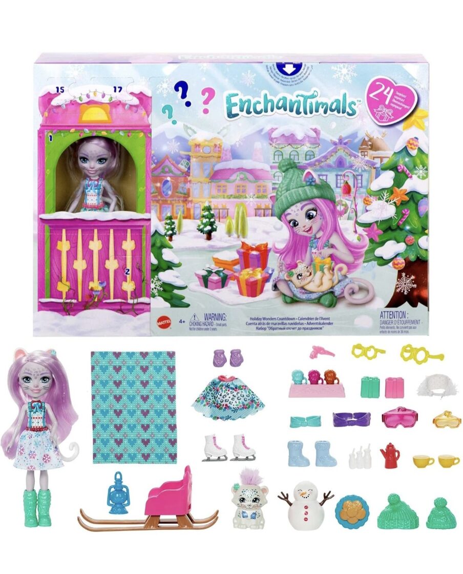 Adventes kalendārs Enchantimals HHC21 ar sniega