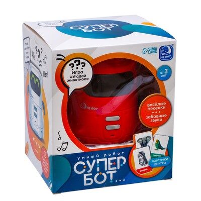 Interaktīvs robots "Super Bot", krievu