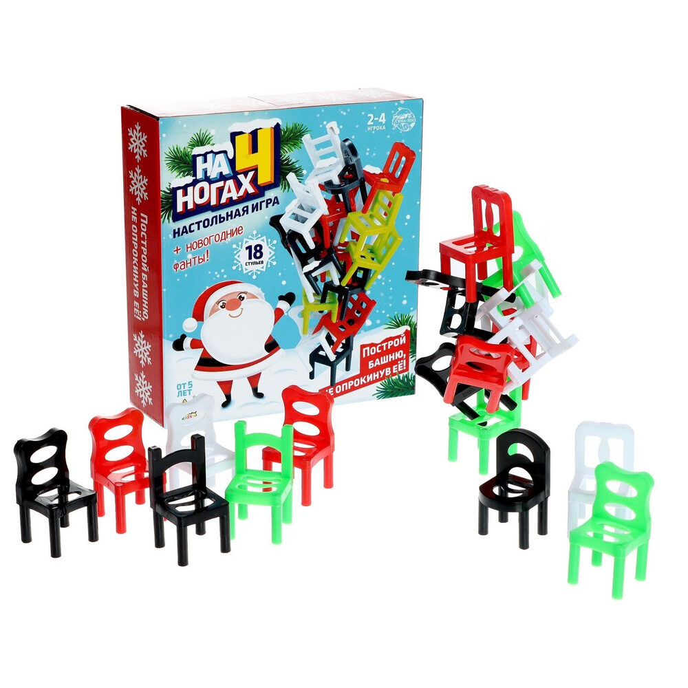 Galda spēle veiklībai "Uz 4