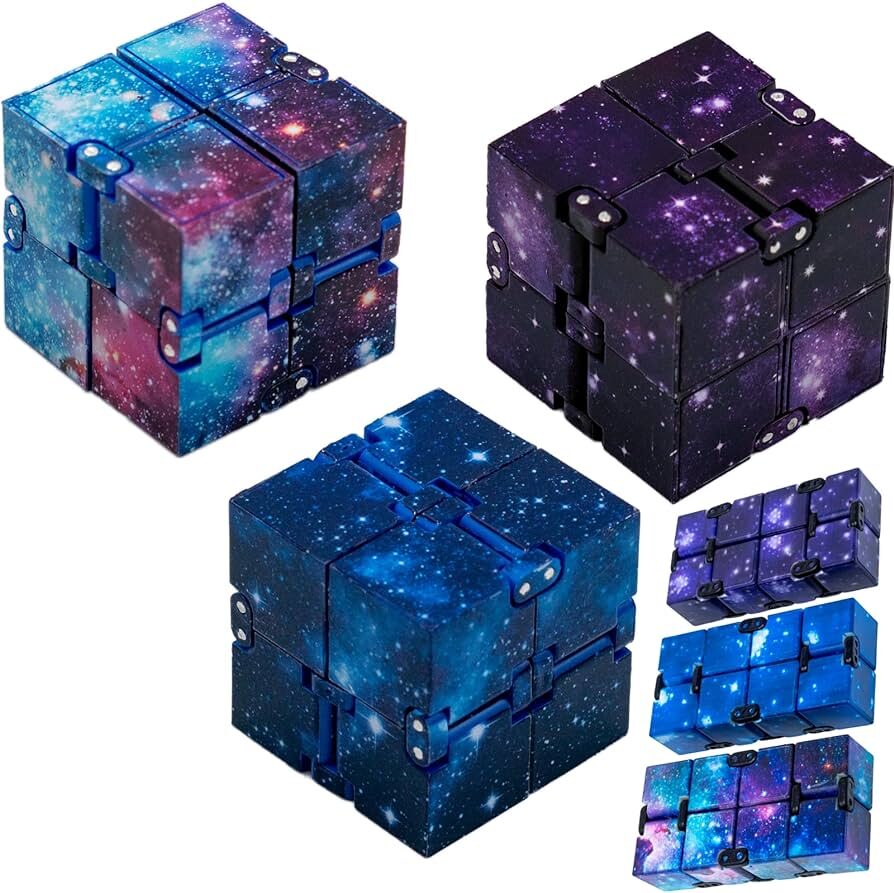 Cosmos Fidget Infinity Cube antistresa kubs