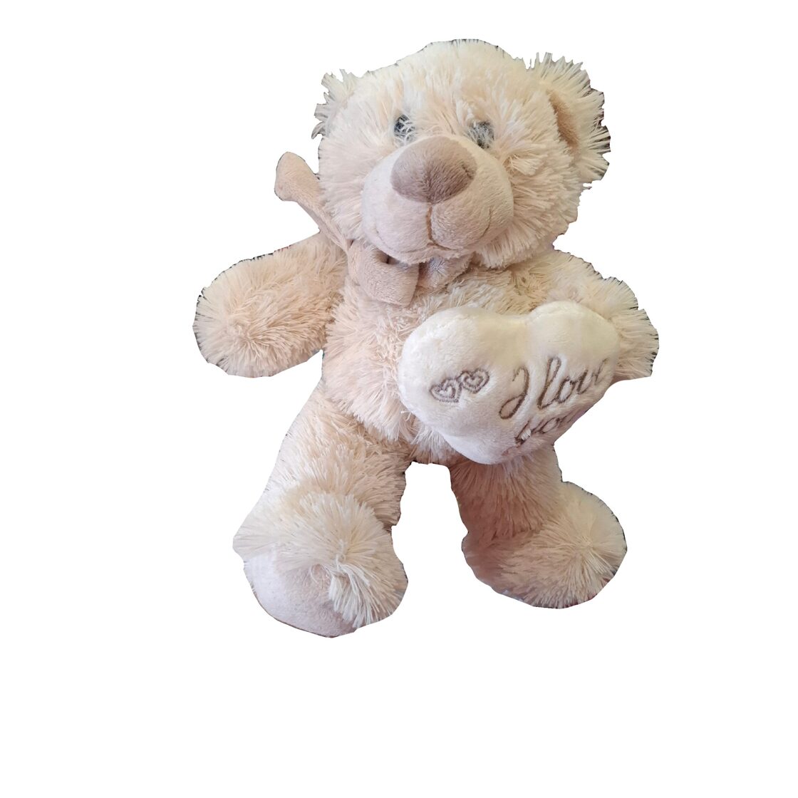 Plīša lācis ar sirdi 25 cm