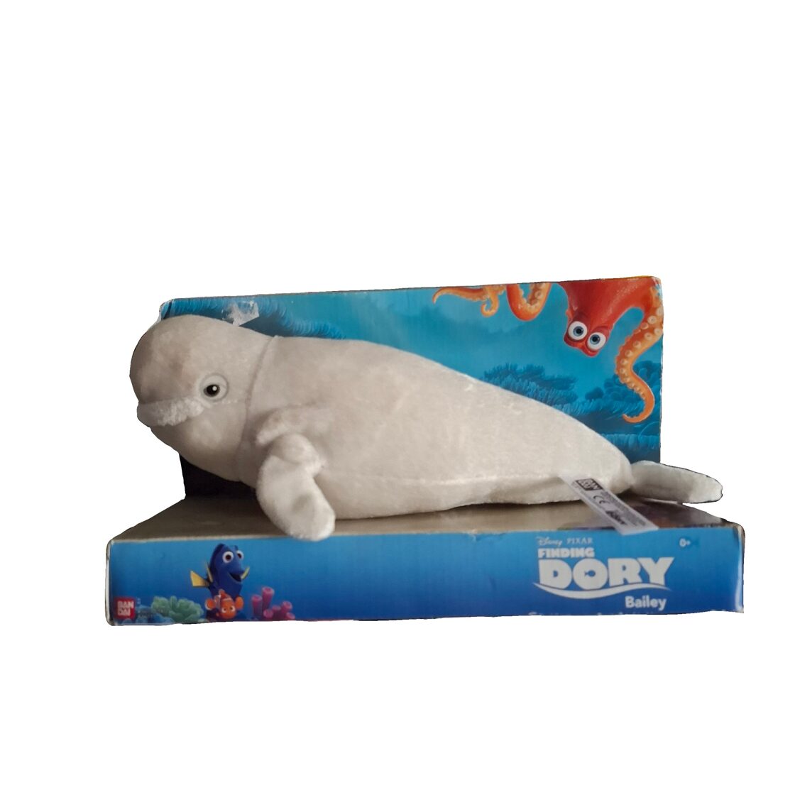 Finding Dory plīša baltais valis Bailey