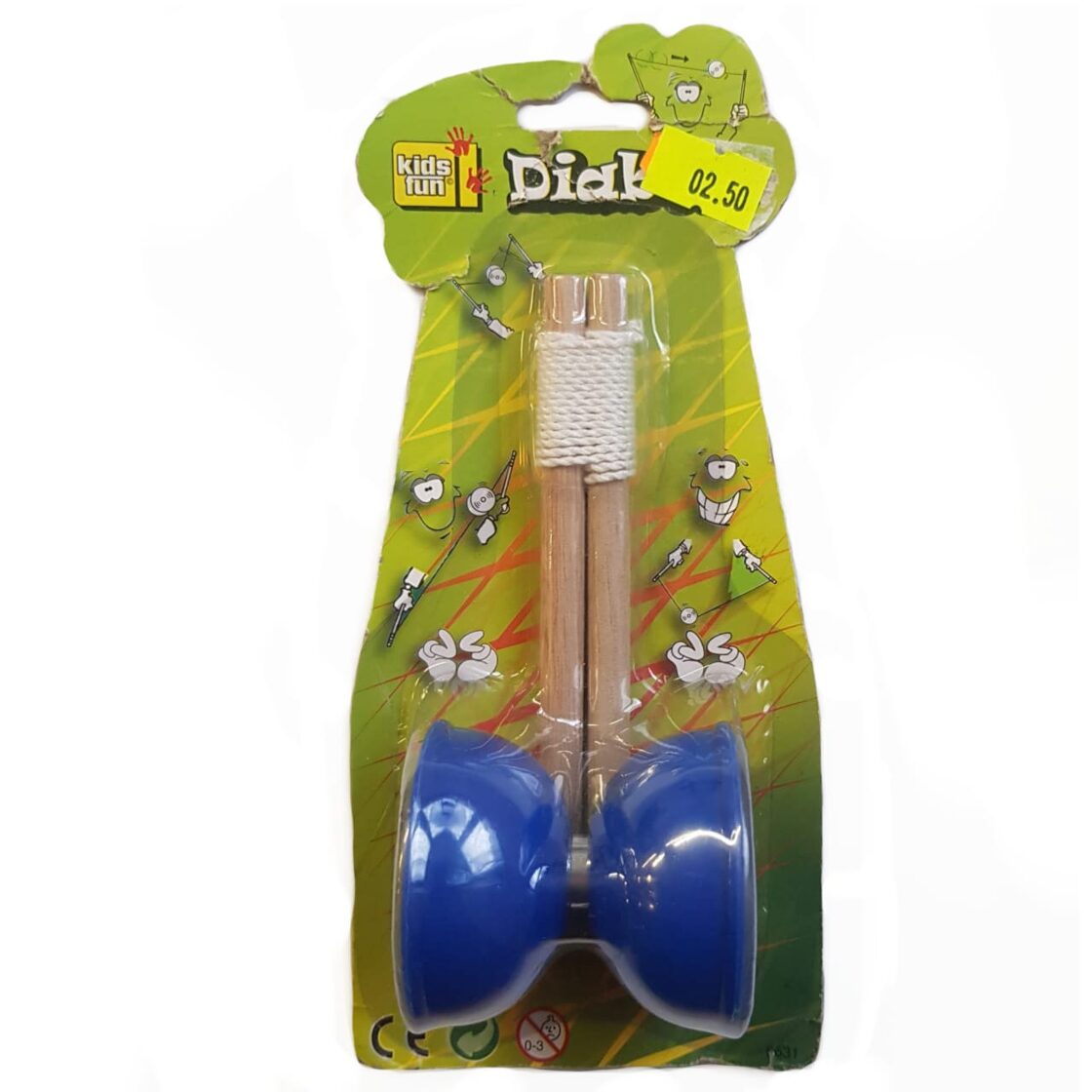 Diabolo rotaļlieta — nocenota