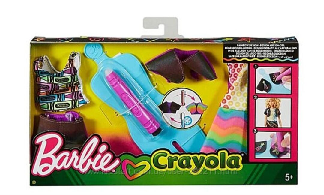 Apģērbi lellēm Mattel Barbie Clothes Crayola