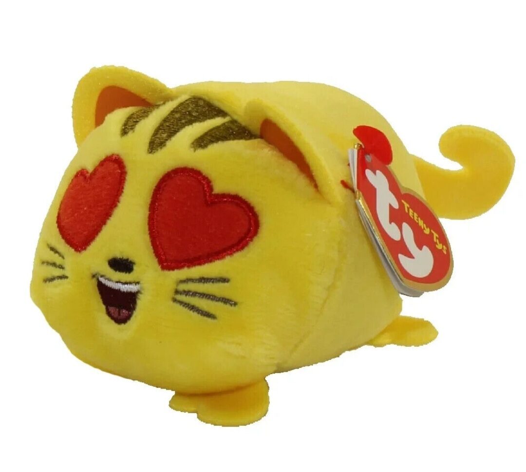 TY Teeny Tys Cat Heart Eye