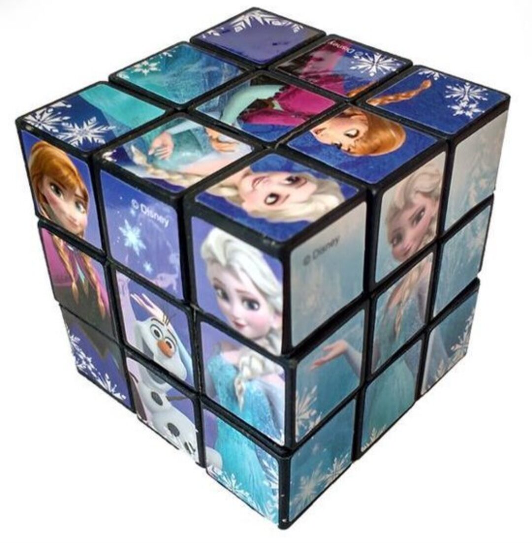Disney Frozen burvju kubs 3 ×