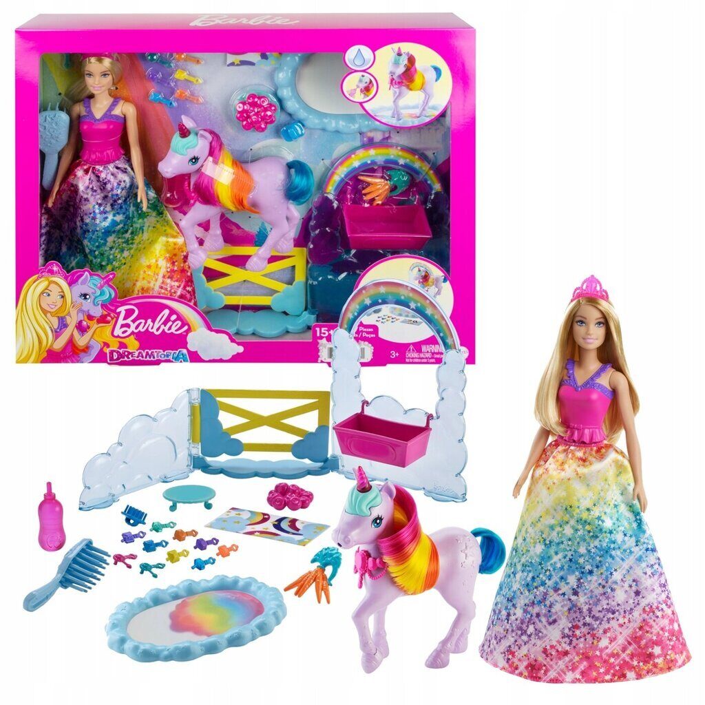Barbie Dreamtopia princeses lelle un vienradzis