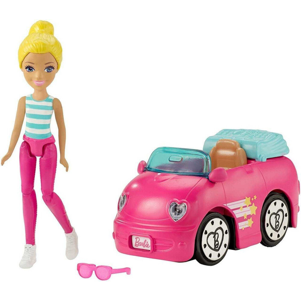 Barbie on the Go motorizēta rozā