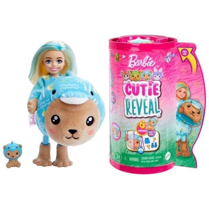 Lelle Barbie Cutie Reveal Chelsea Teddy