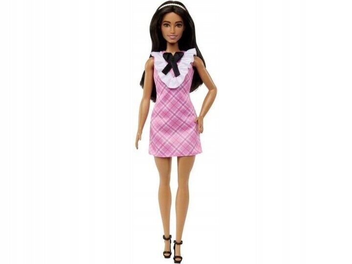 BARBIE Fashionistas lelle ar rūtainu kleitu