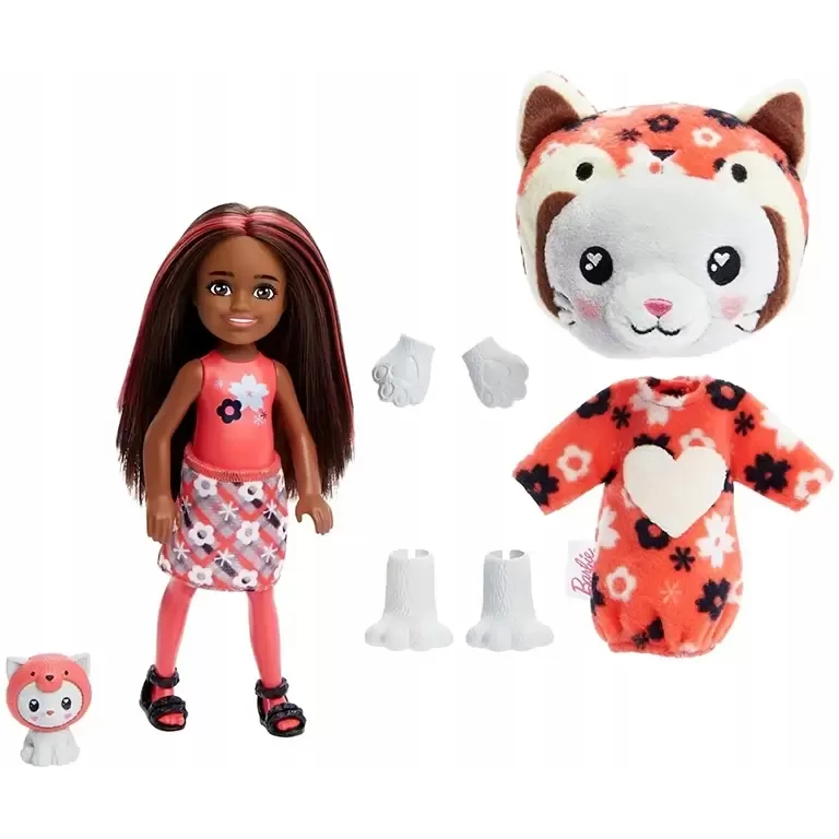 Barbie Cutie Reveal Chelsea kitten as