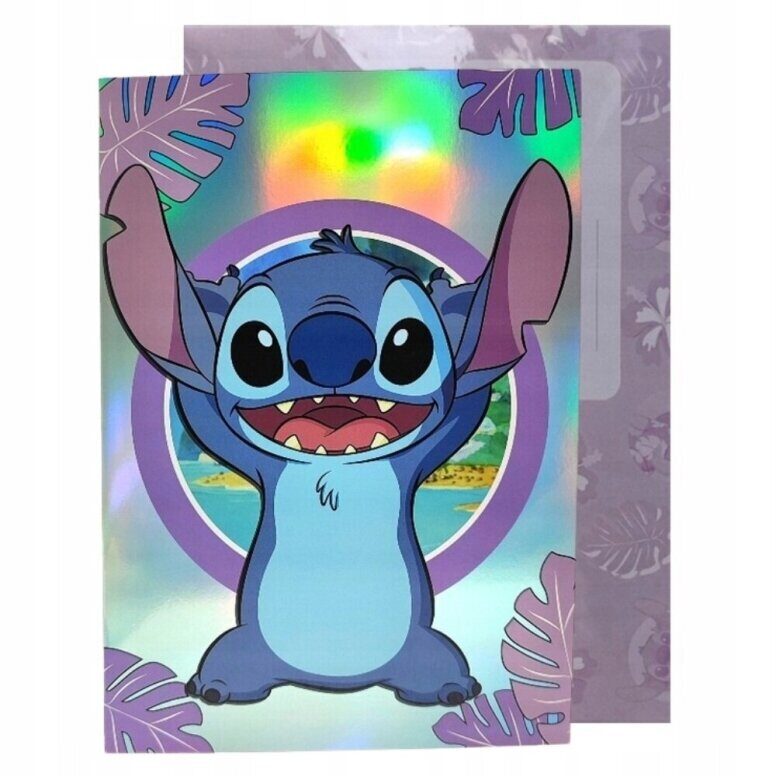 Disney Stitch pastkarte ar aploksni, A4