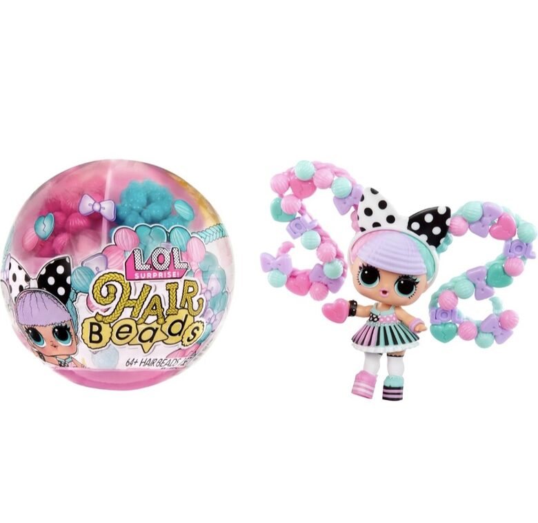 L.O.L. Surprise lellīte ar matu pērlītēm