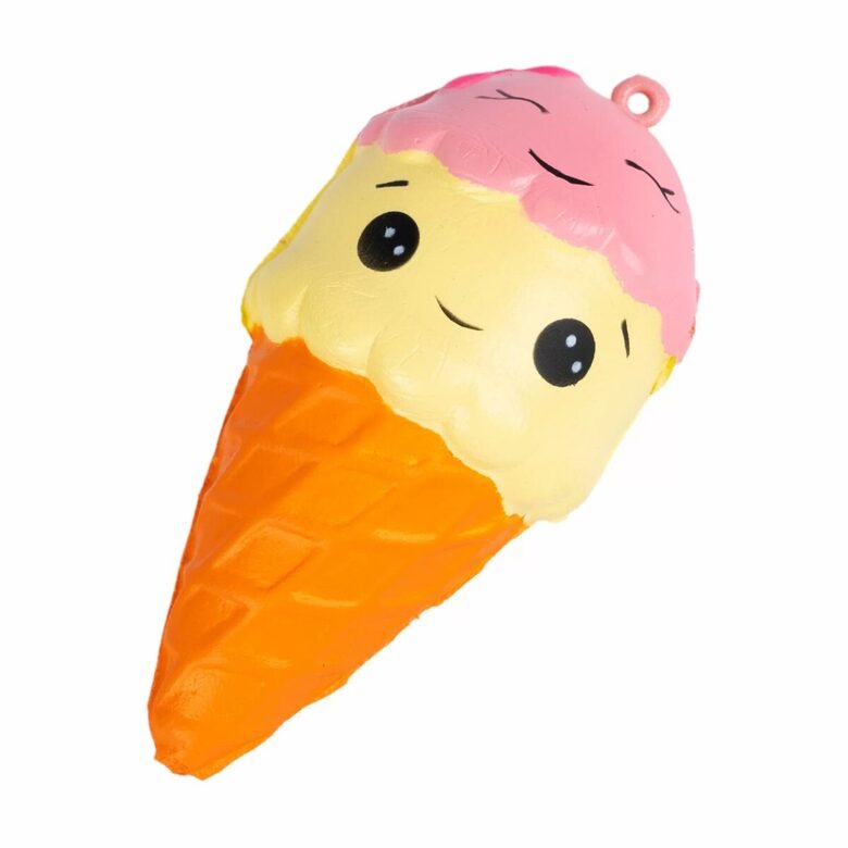 Antistresa rotaļlieta saldējums