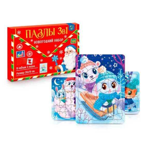 Ierāmēto mīklu komplekts — jautri dzīvnieki