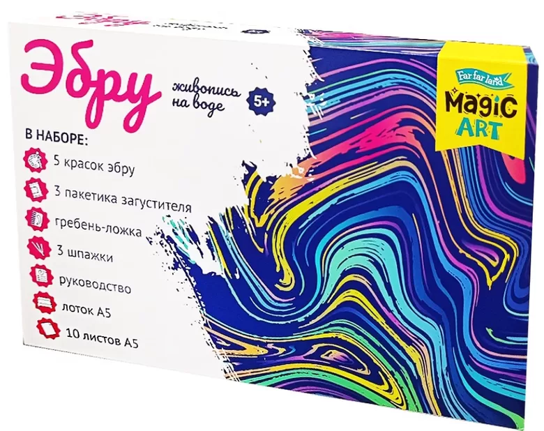 Ūdens gleznošanas komplekts "Ebru" 