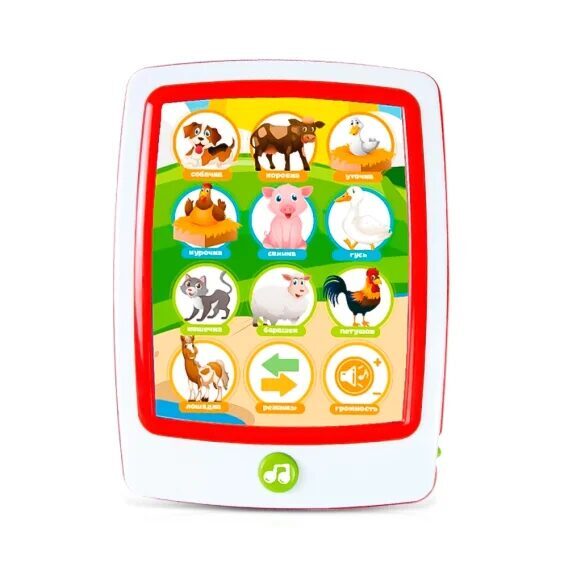 Планшет обучающий, со звуковыми эффектами, 18 х 4 х 24 см