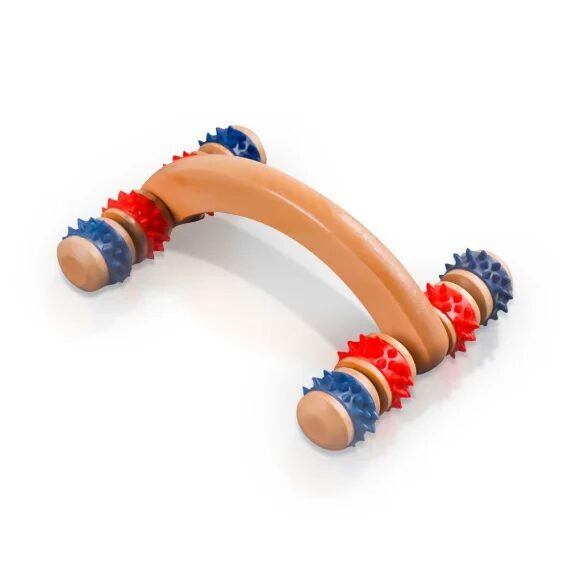 Masieris - universāls, 8 riteņi, koka, 15 x 10,5 x 5 cm