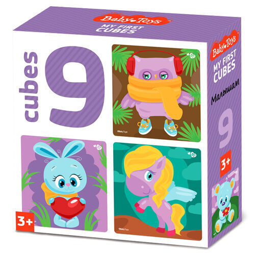 Attīstošie kubiņi "Bērniem" (9 gab.)