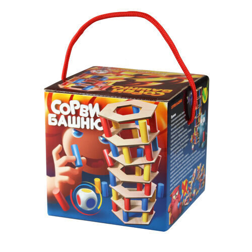 Игра для детей «Сорви башню»