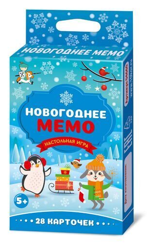Настольная игра для детей «Новогоднее МЕМО» мини