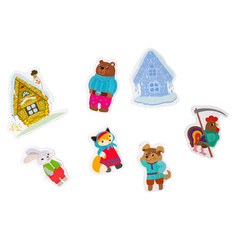 Магниты «Зайкина избушка».