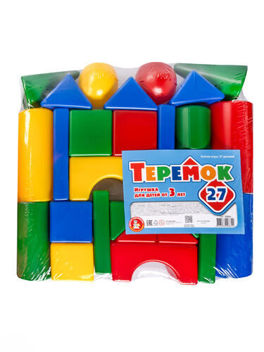 Konstruktors "Teremok-27" iepakojumā