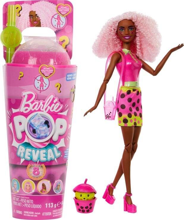 Кукла с аксессуарами Mattel Barbie Pop! Reveal Bubble Tea Series, 29 см