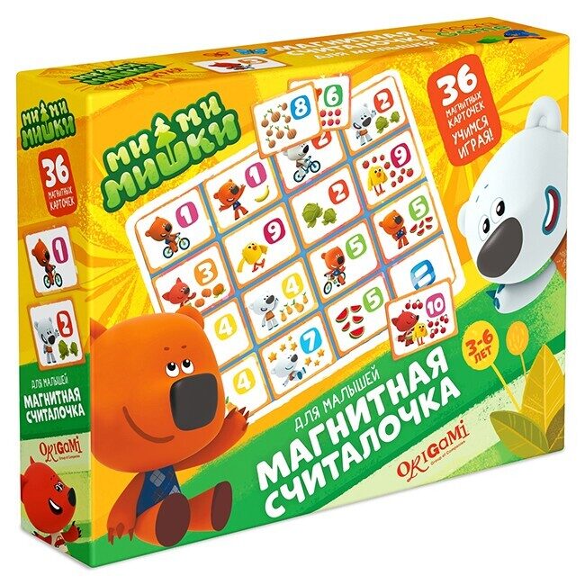Настольная игра Origami МиМиМишки Магнитная Считалочка