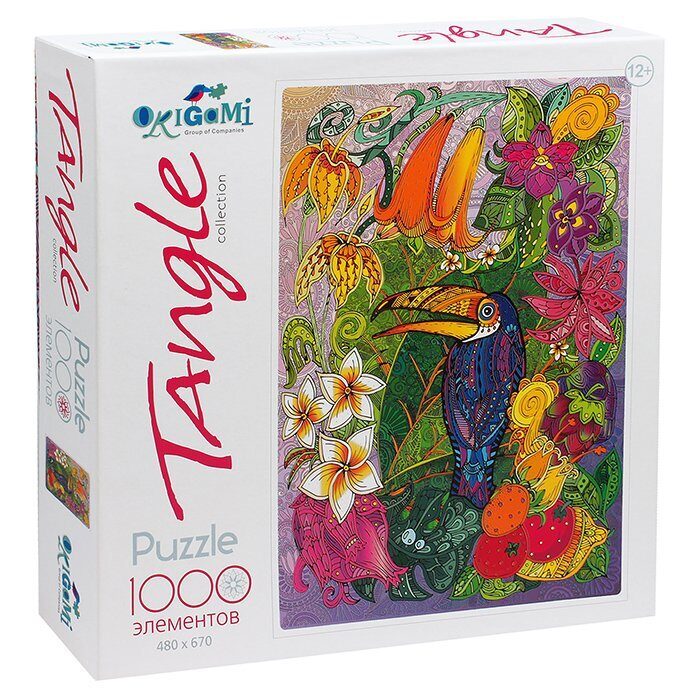 Origami. Mākslas terapija. Puzle 1000 el. "Pārpilnība"