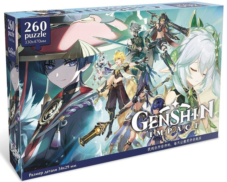 Genshin. 260 detaļu puzle. Klejotājs.
