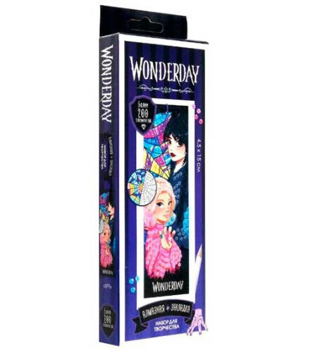 Wonderday Алмазная закладка c подвеской паутины