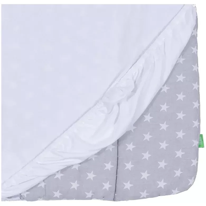 Lulanda - pārtinamā galda palagu komplekts, 2 gab., balts + pelēks