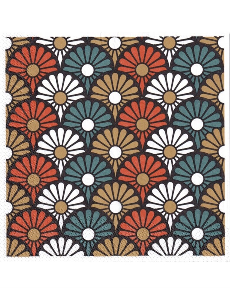 Бумажные салфетки Декупаж ЦВЕТЫ Восточный орнамент