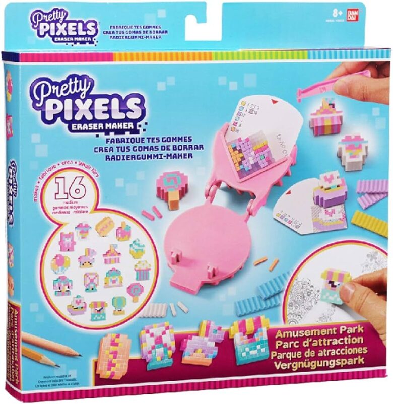 BANDAI Pretty Pixels — Krazy Pixels — Dzēšgumiju fabrika