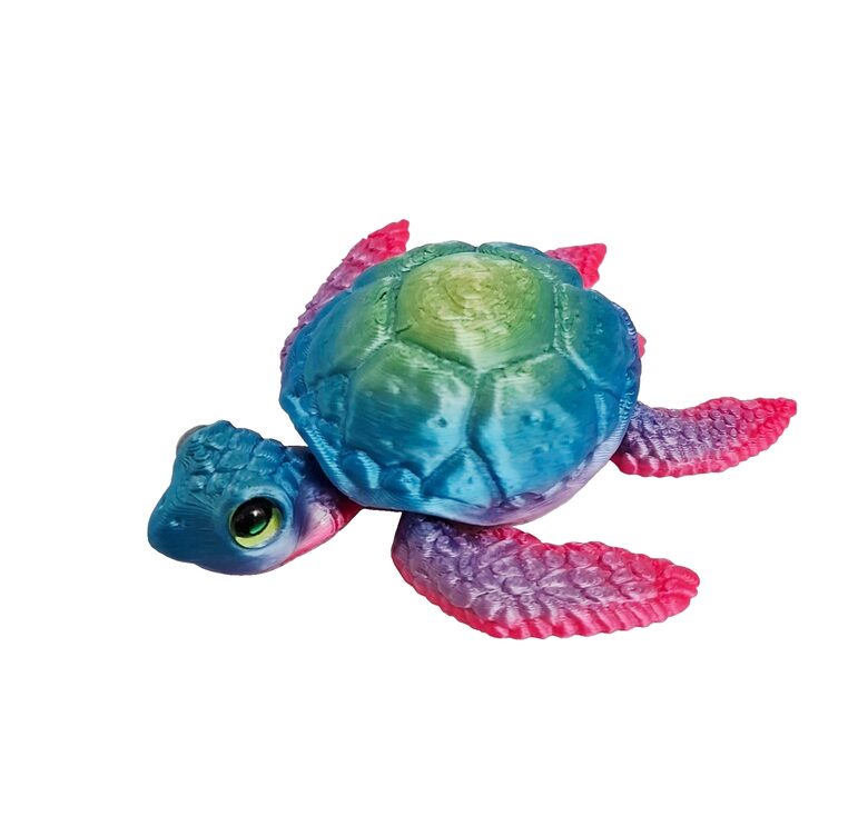 3D drukāta bruņurupuča figūriņa