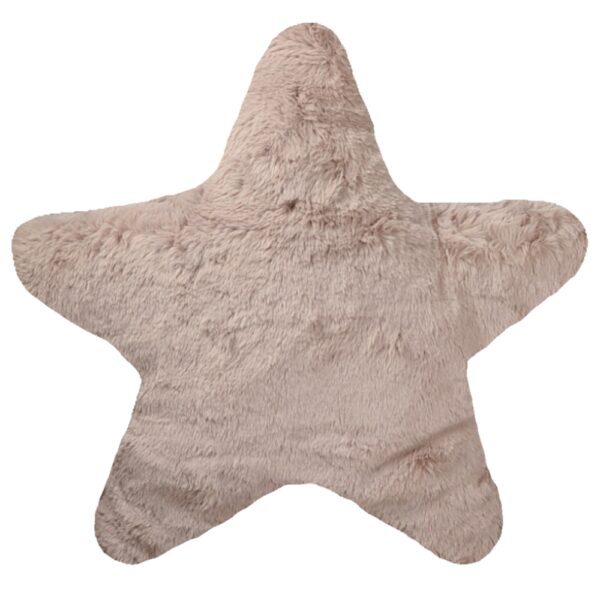 Spilvens "Star Fleece" brūns, 45x45cm, dekoratīvs spilvens