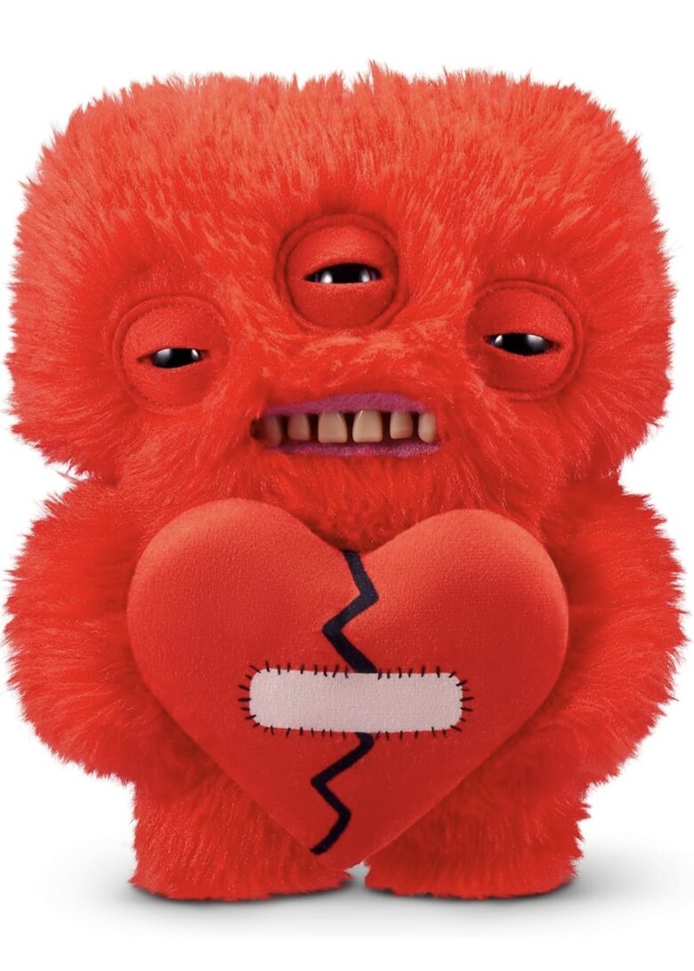 Мягкая игрушка Fuggler Love Fugg от ZURU, коллекционная, красная