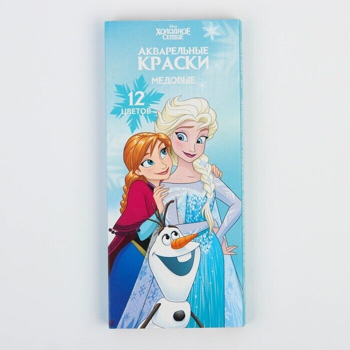 Medus akvarelis "Anna, Elza un Olafs", Ledus sirds, 12 krāsas, bez otas