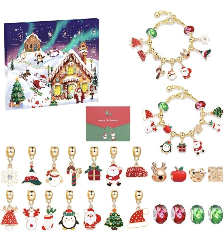 Адвент-календарь. Рождественские праздничные украшения.