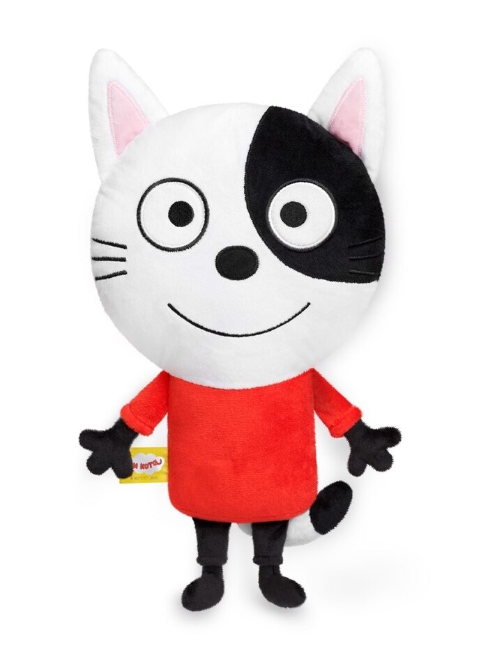 Plīša rotaļlieta "Trīs kaķi. Goņa", 40 cm