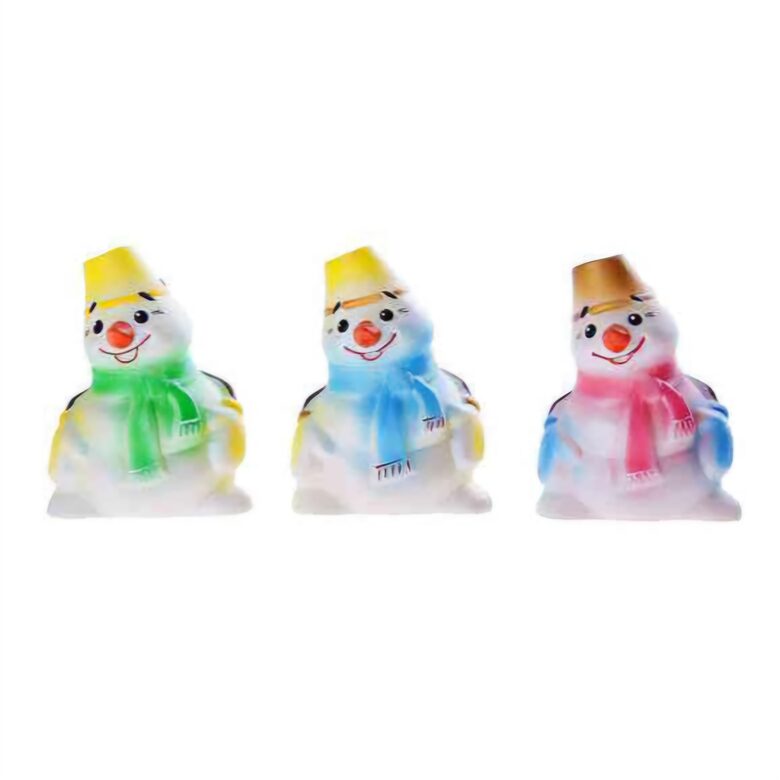 Снеговик 11 см, игрушка ПВХ 1 шт