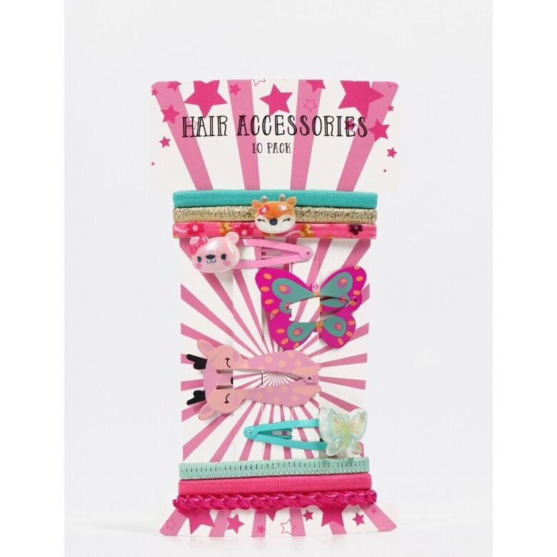 Набор из 10 аксессуаров для волос.