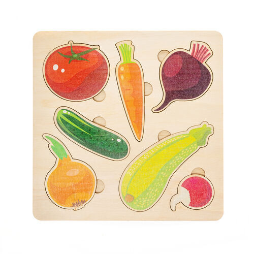 Koka puzle "Dārzeņi 2"