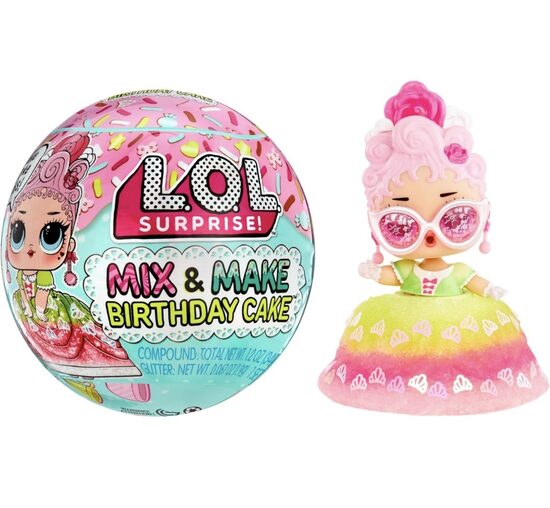 Lelle L.O.L. Surprise: Mix & Make Birthday Cake Tots