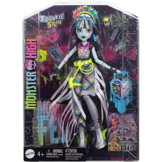 Lelles Lelle ar aksesuāriem Mattel Monster High Frankie Stein HXH79, 32.5 cm